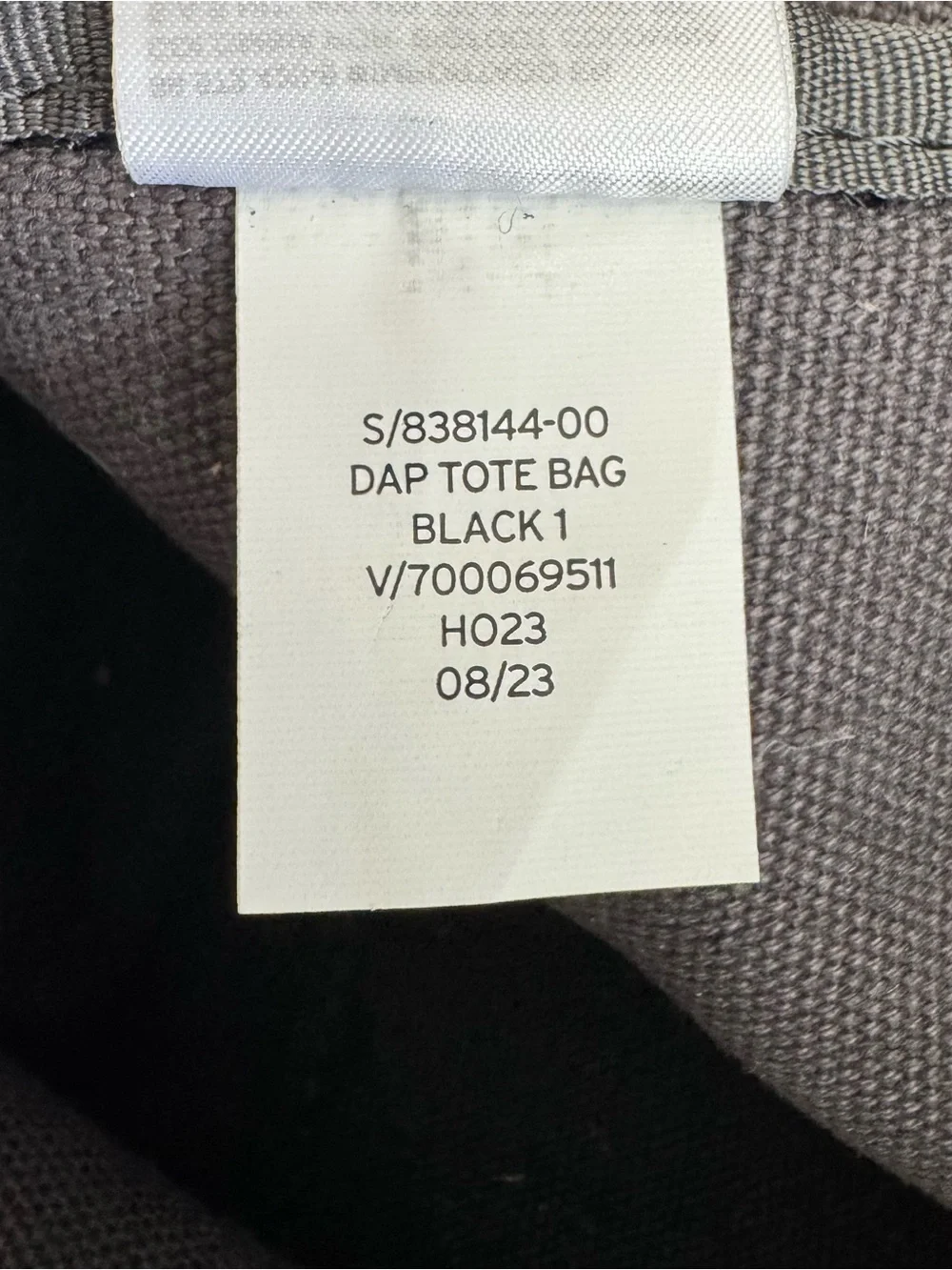 Gap x Dapper Dan DAP Harlem Canvas Tote Bag NWOT
